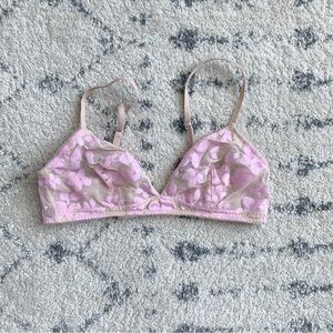 Gap Body Sheer Floral Bra